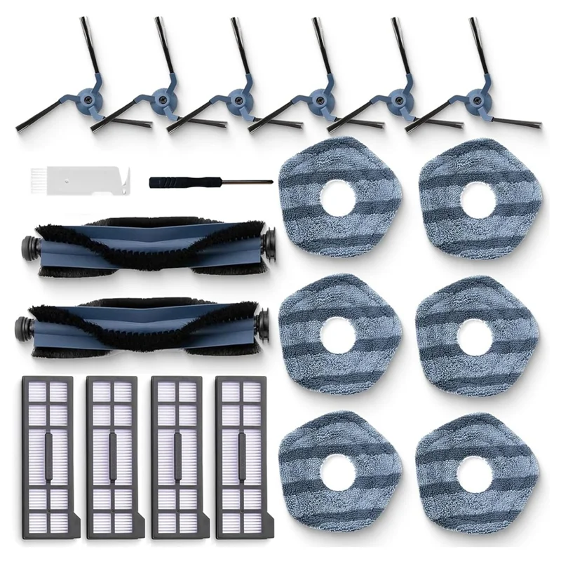 

Лидер продаж для Eufy X10 Pro Omni, основные боковые щетки, фильтры Hepa, тряпки для швабры, запасные части для пылесоса, аксессуары