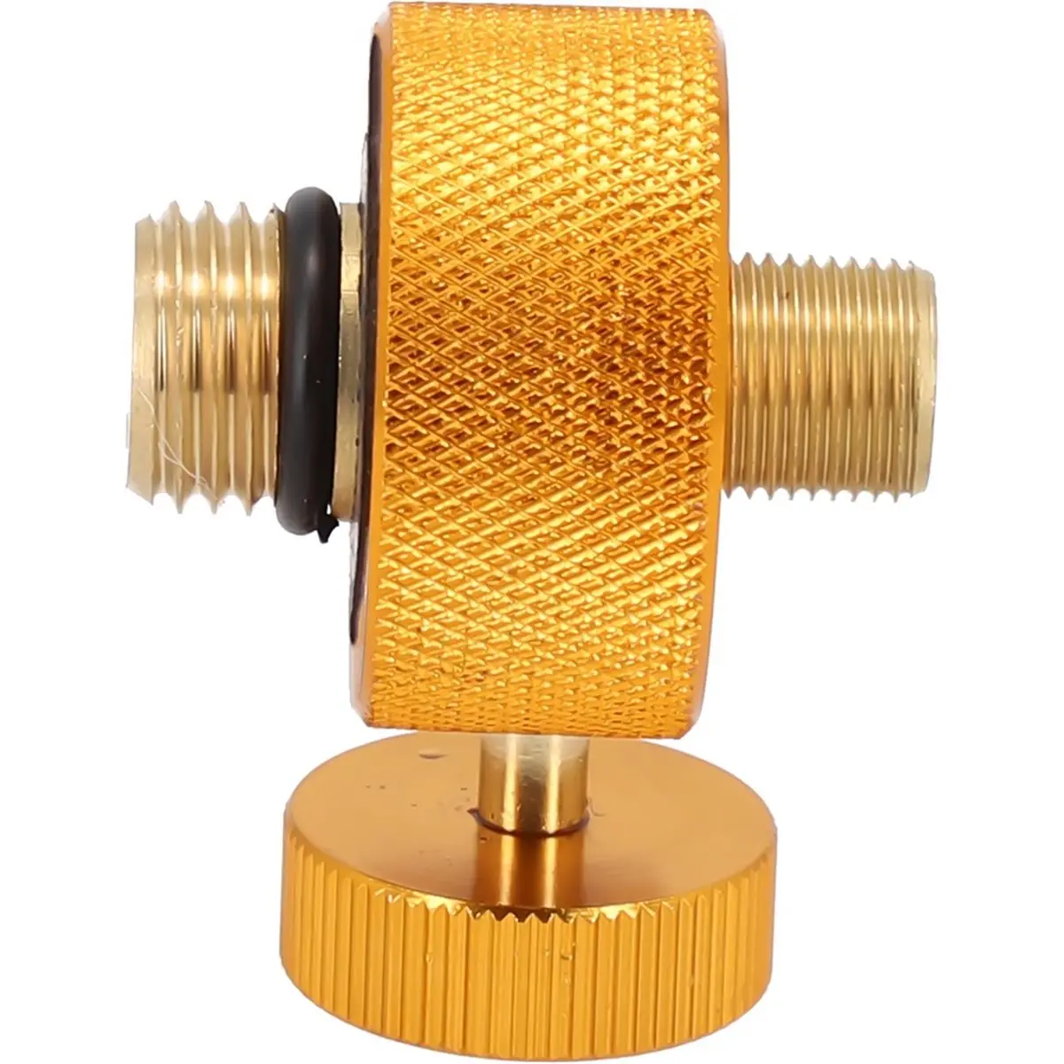 Camping-Gaskocher-Adapter mit Schnellanschluss, Gasflaschenadapter aus Messing, geeignet für Outdoor-Kochen und Trekking