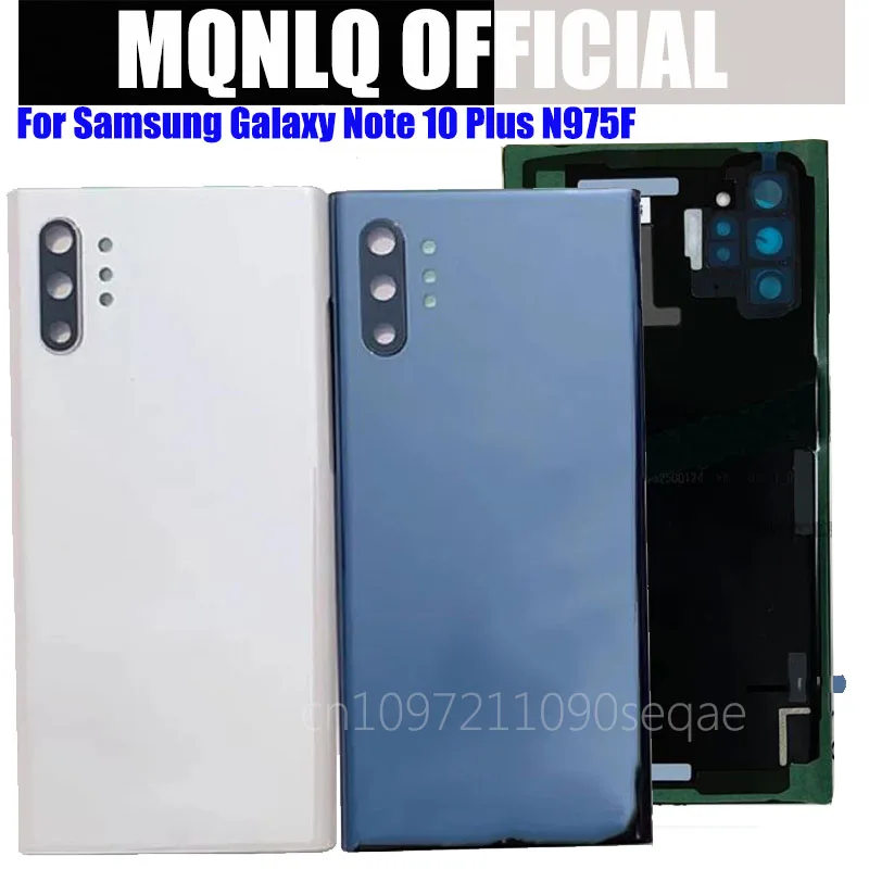 Housing For Samsung Galaxy Note10 Note 10 Plus N970F N975F Battery Back Cover 3D Glass Panel Rear Door Housing Case Camera Lens