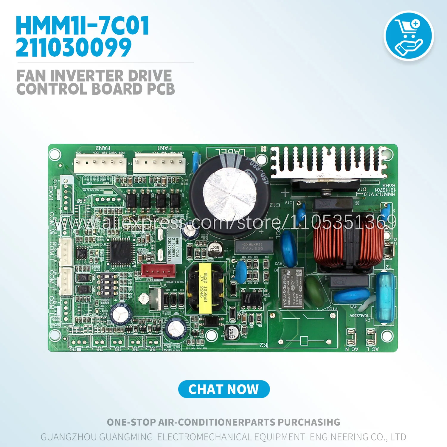 

fan Inverter Drive control board PCB 211030099 HMM1I-7C01 for McQuay VRF Outdoor unit HVAC air conditioner parts Original tools