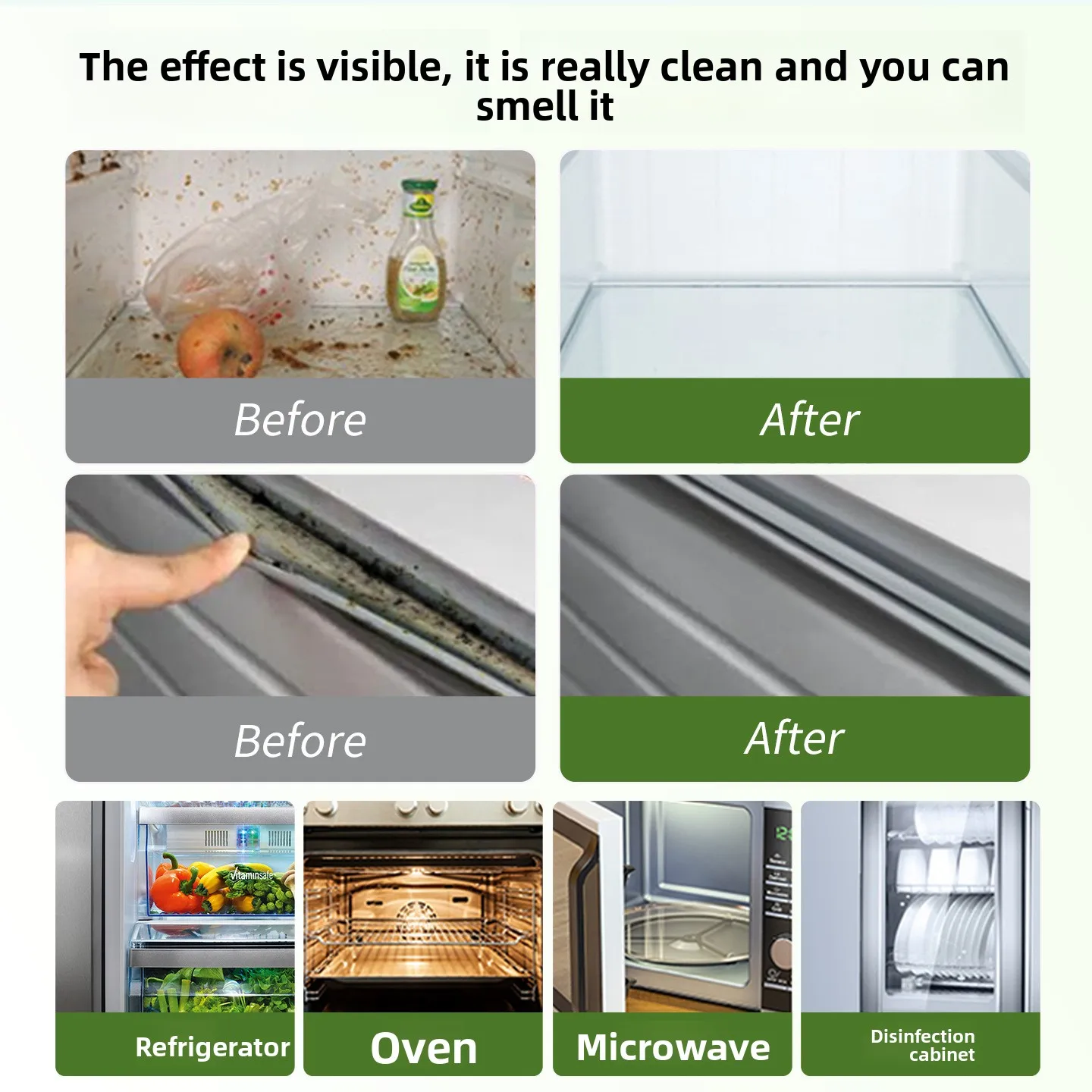 Picture 4: Refrigerator cleaner deodorizing sterilizing odor removing rubber ring, rubber strip, mold spot removing multifunctional cleaner
