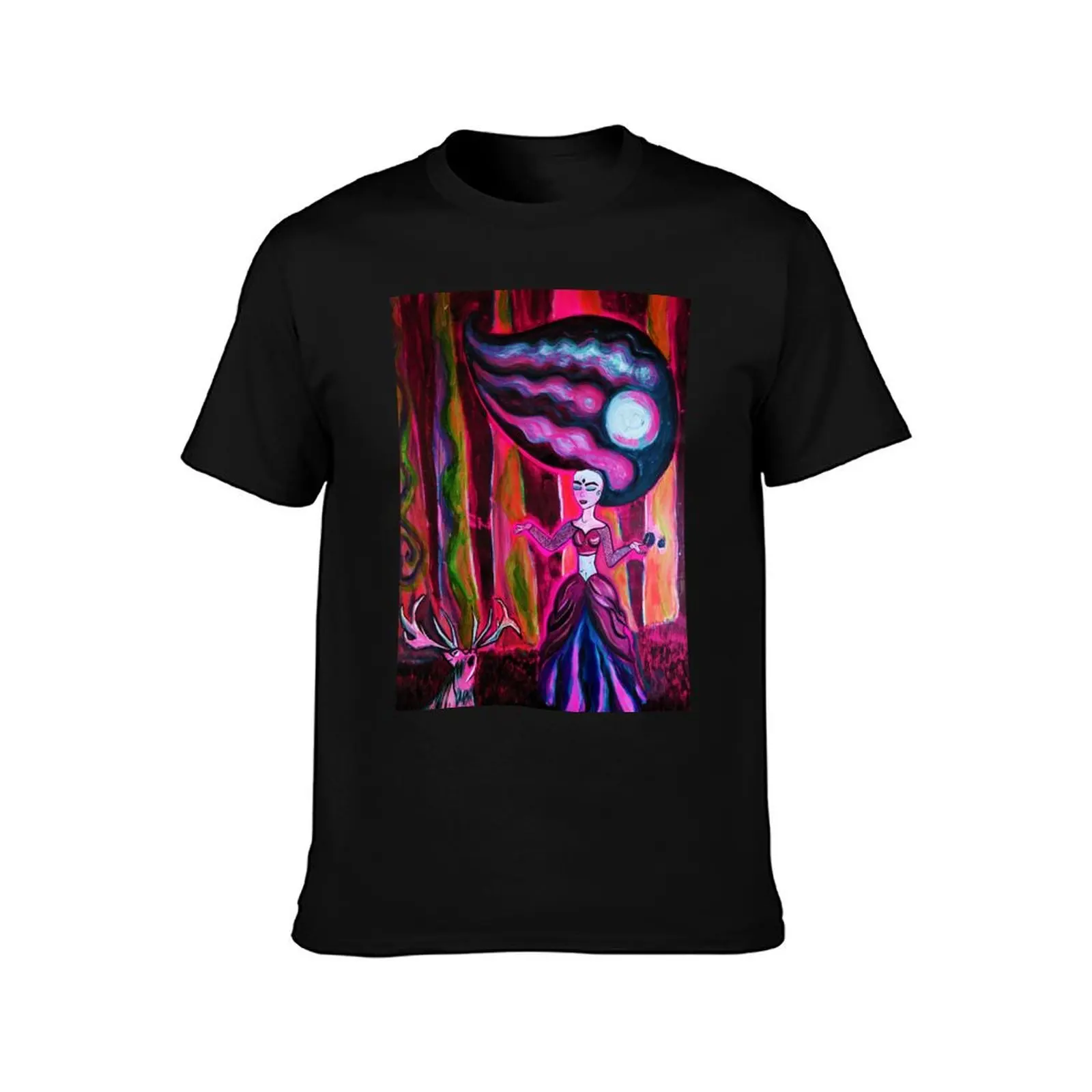 ANIMAL INSTINCT T-Shirt Casual Loose Fit Summer Tee Shirt T-Shirt