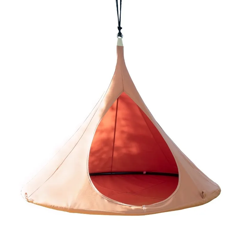 

Outdoor Hammock Indoor Swing Cone Hanging Chair Scenic Butterfly Cage Lazy Hanging Blue Scenic Spot Aerial Tent