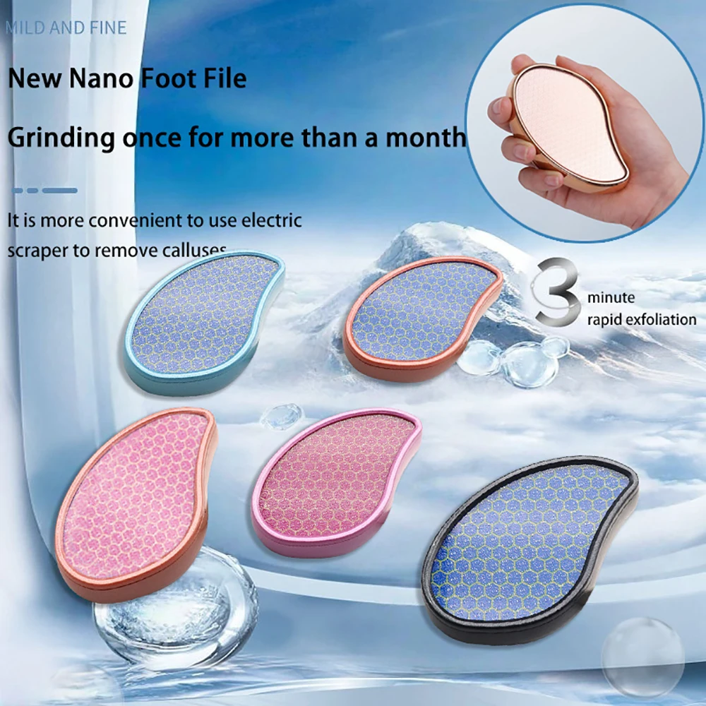 Nano Glas Voet Grinder Dode Huid Scrubber Callu Remover Pedicure Slijpsteen Eelt Peeling Nagel Polijsten Voetverzorging Tool