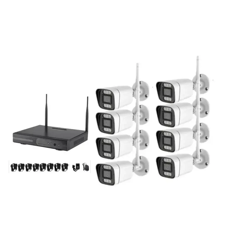 

Eseecloud 8ch 5.0Megapixel NVR 2ways audios double light Wifi IP Wireless cam mera