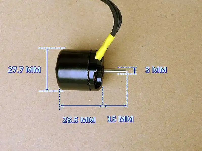 Model airplane brushless motor, brand new 2830 KV4000 neodymium iron boron strong three-phase external rotor brushless