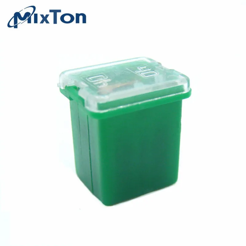 1 PEC LPJ 20A 30A 40A 50A 60A PEC Car Fuse Tube Water Fuse Suitable for Nissan Honda Toyota, Optional Socket