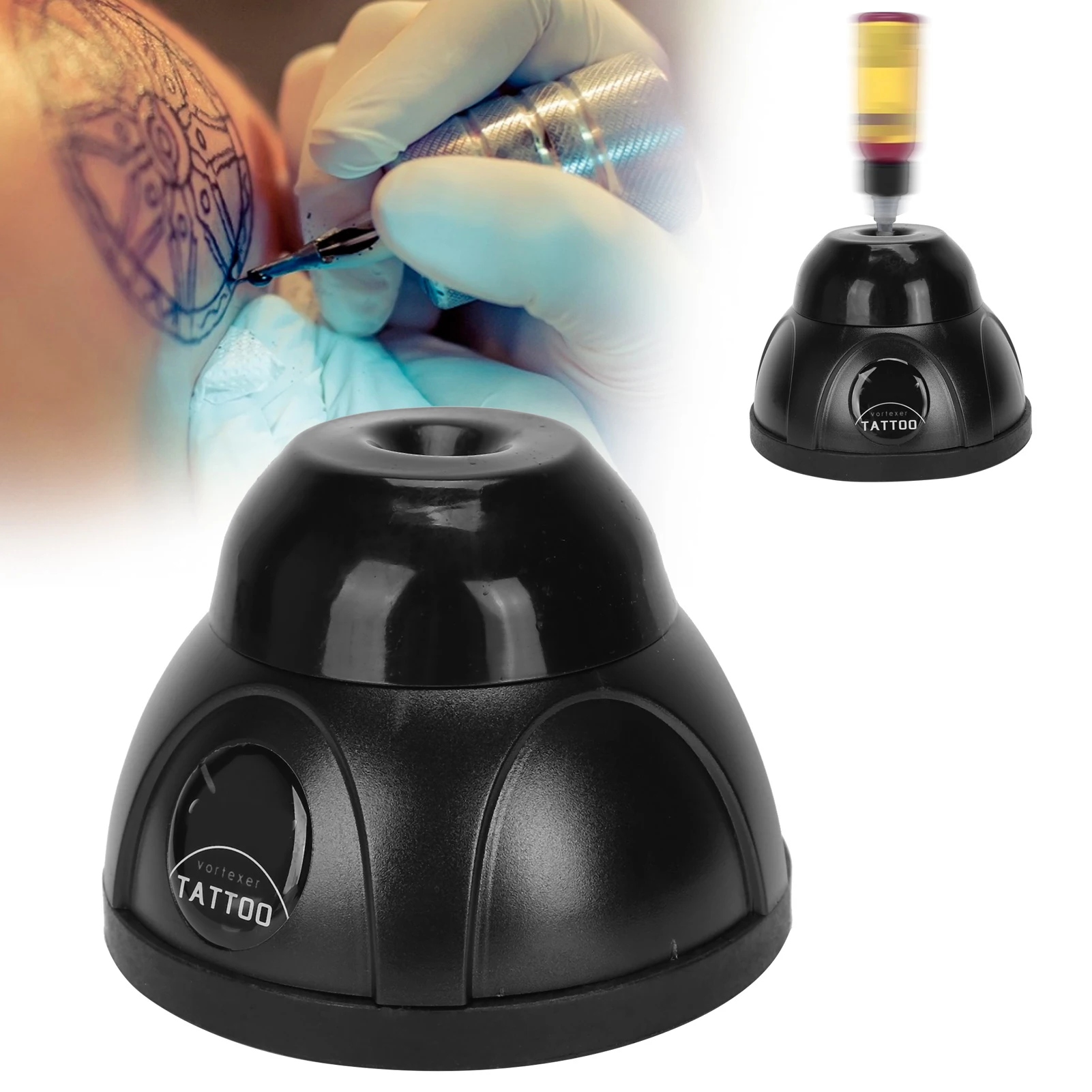 USB Charging Electric Tattoo Pigment Ink Shaker Stirrer Nail Polish UV Gel Vortexer Mixer Tattoo Pigment Ink Shaking Liquid Tool