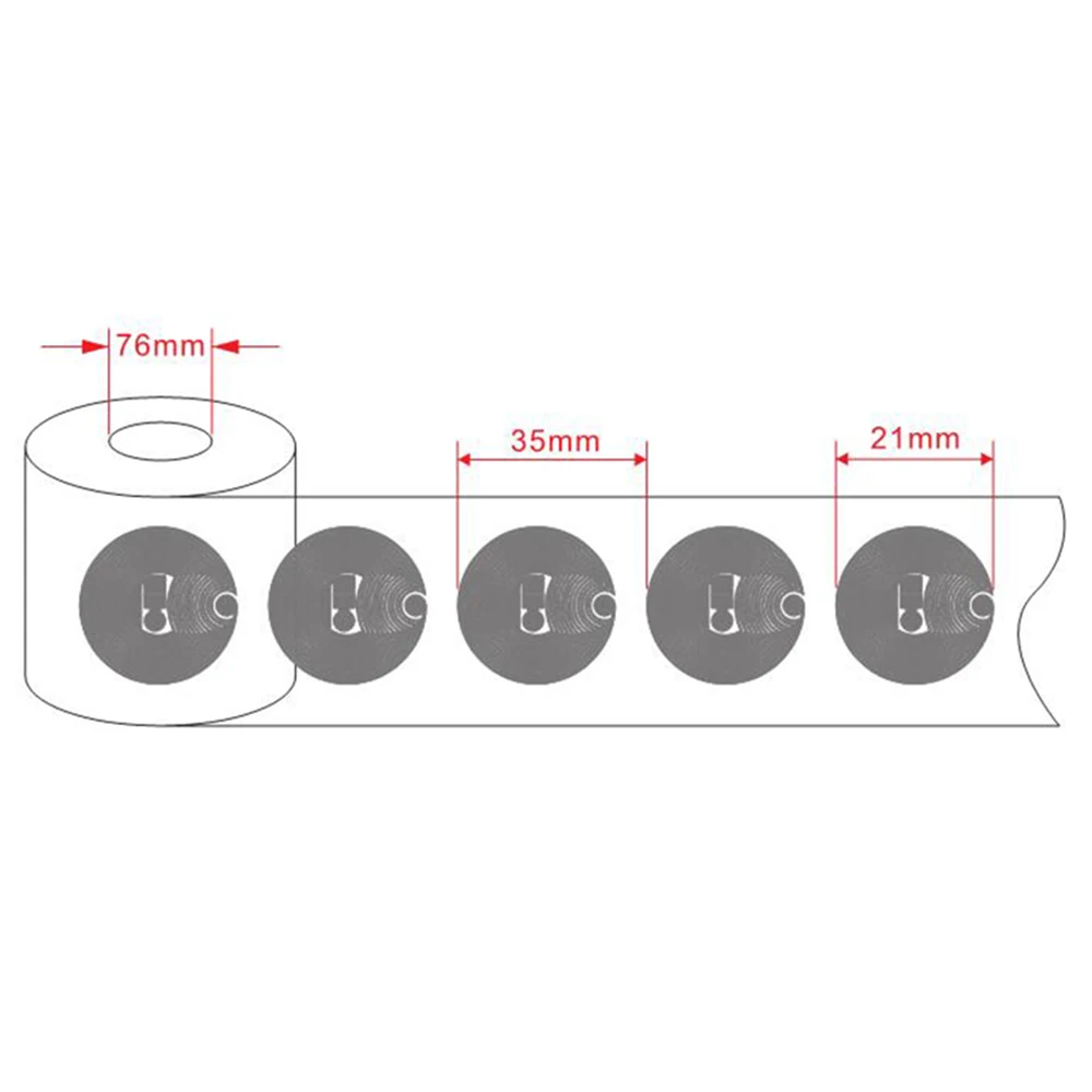 20PCS NFC Stickers Tag Fragile Tear Resistant Tamperproof ISO14443A 13.56MHz NXP NTAG213 Label RFID HF Smart electronic Tags