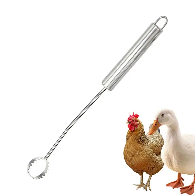 

Stainless Steel Lung Remover Multifunctional Chicken Lung Cleaning Tool Handle Lung Removal Equipment For Geese Chickens