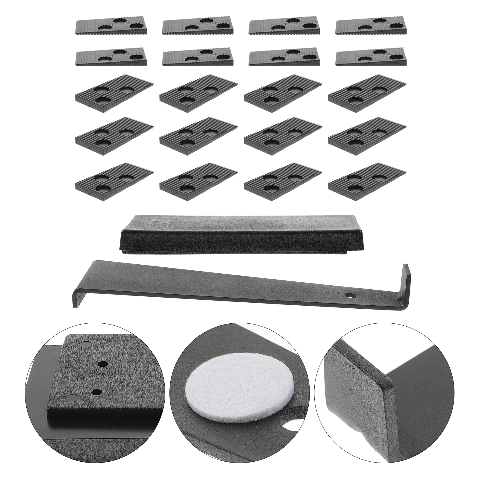 

Wood Floor Installation Kit Vinyl Plank Tools Pull Bar Black Hardwood Tapping Deck Projects Floor
