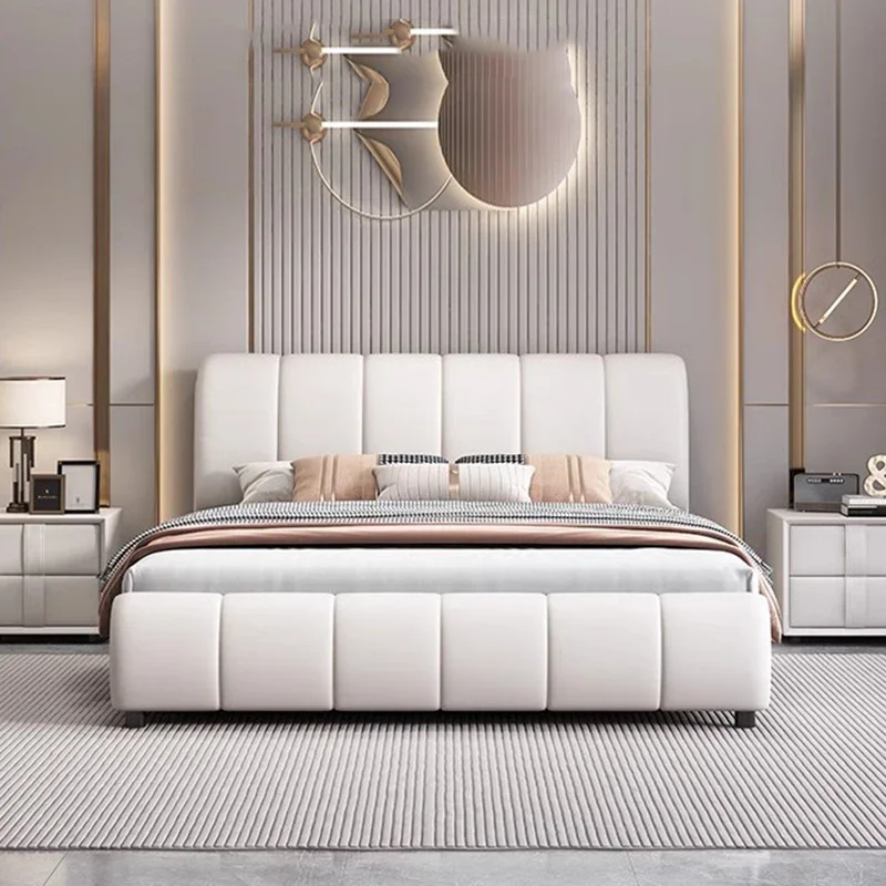 

Beauty Multifunctional Bed Aesthetic Sun Bedroom Queen Luxury Girls Bed Beauty Space Saving Safe Cama Lounge Suite Furniture