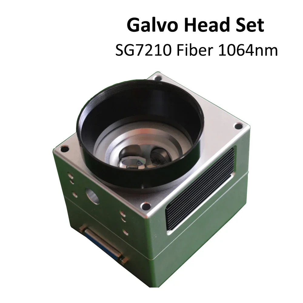 HAOJIAYI 1064nm Fiber Laser Scanning Galvo Head SG7210 SG7210R Input Aperture10mm Galvanometer Scanner with Power Supply Set