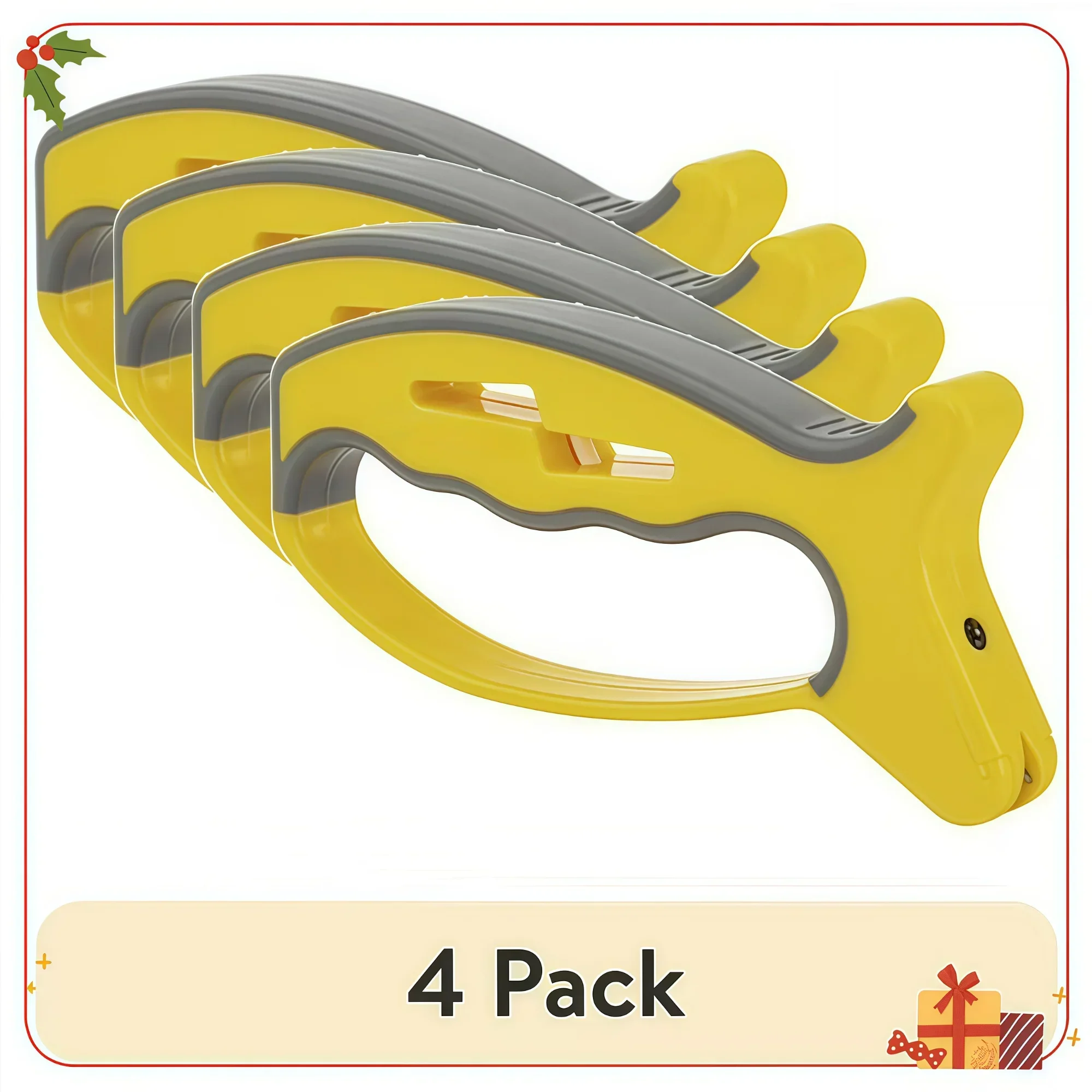 

(4 pack) Knife & Scissors Sharpener | Yellow & Grey