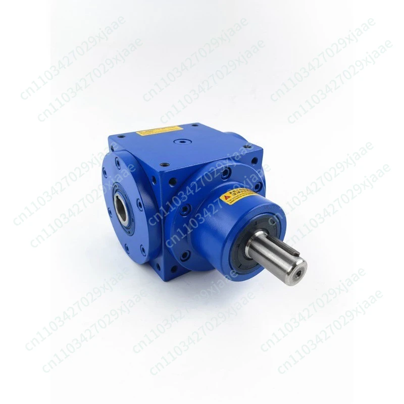 Output through hole spiral bevel gearbox 90 degree right angle small cross commutator