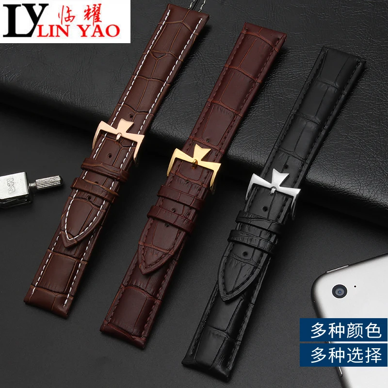 

For Vacheron Constantin male watch Cowhide leather strap VC inherit art master series genuine leather strap 18 19mm 20mm 21mm 22