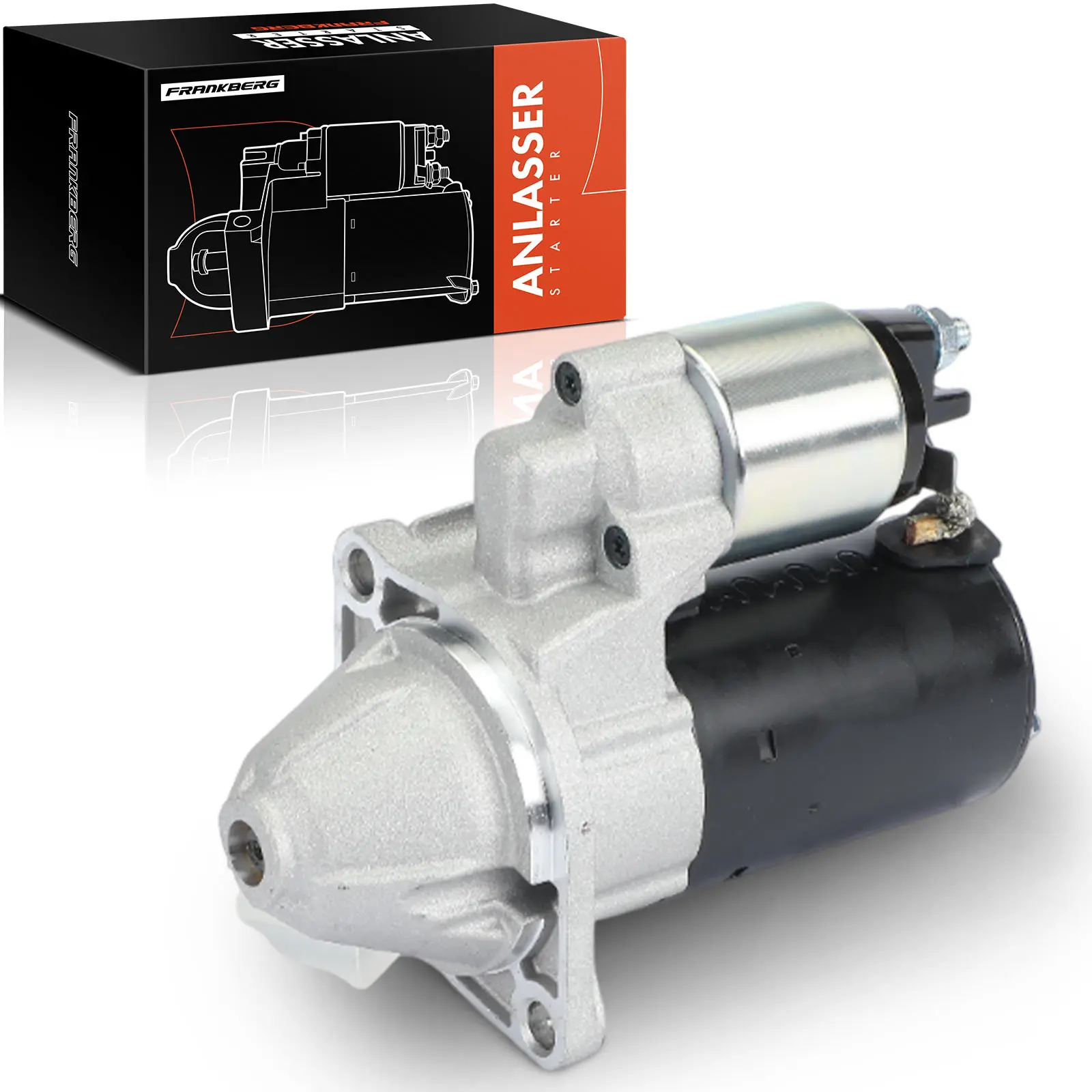 Frankberg 1x Anlasser Starter für Grecav Eke Berlina Sport LRS02302 0001107083 DRT2490 0001107430 S0232 33302N
