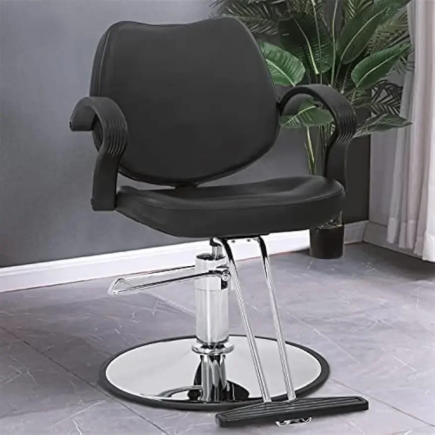 360 Degrees Rolling Swivel Barber Salon Styling Adjustable Hydraulic Beauty Shampoo Hairdressing Chair for Men