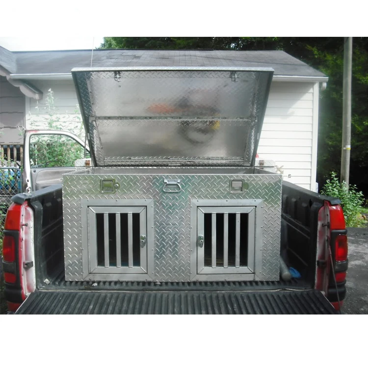 Top Storage Hunting Aluminum Dog Box