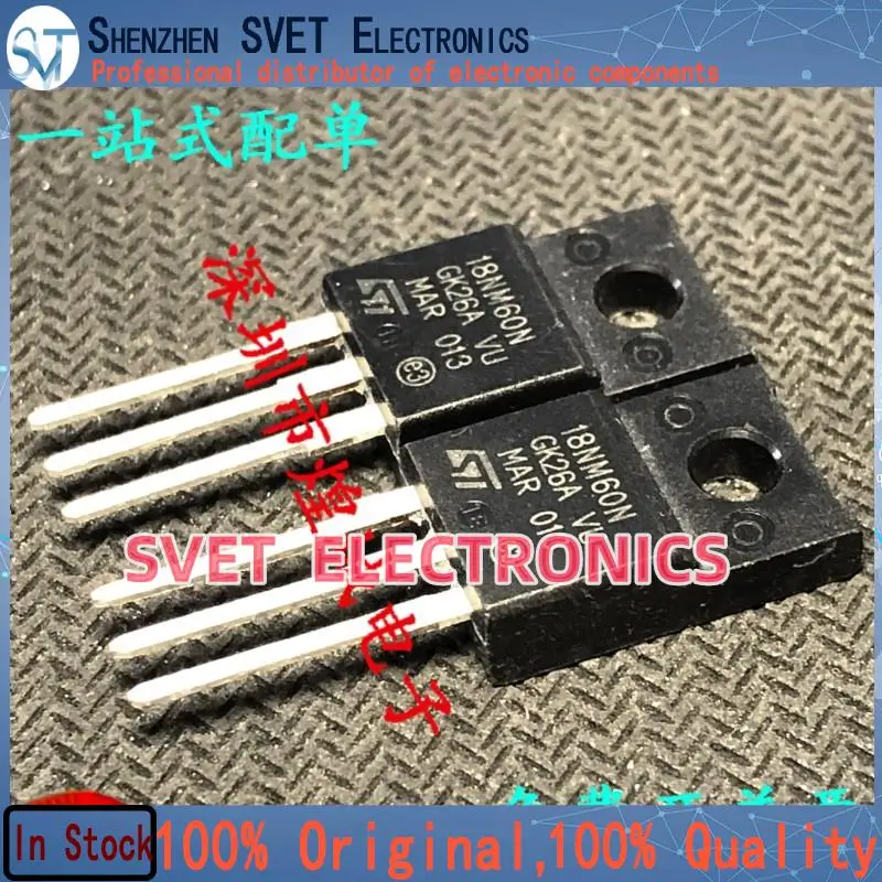 10PCS-50PCS  18NM60N STF18NM60N  TO-220F 650V 18A  Original In Stock Fast shipping