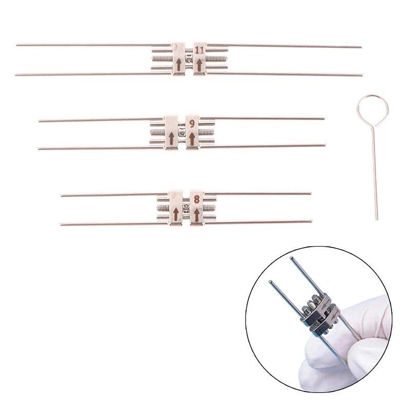 Tornillo de expansión Dental, expansor palatal rápido de ortodoncia para tipo de marco, herramientas de odontología de acero inoxidable de 8/9/11mm