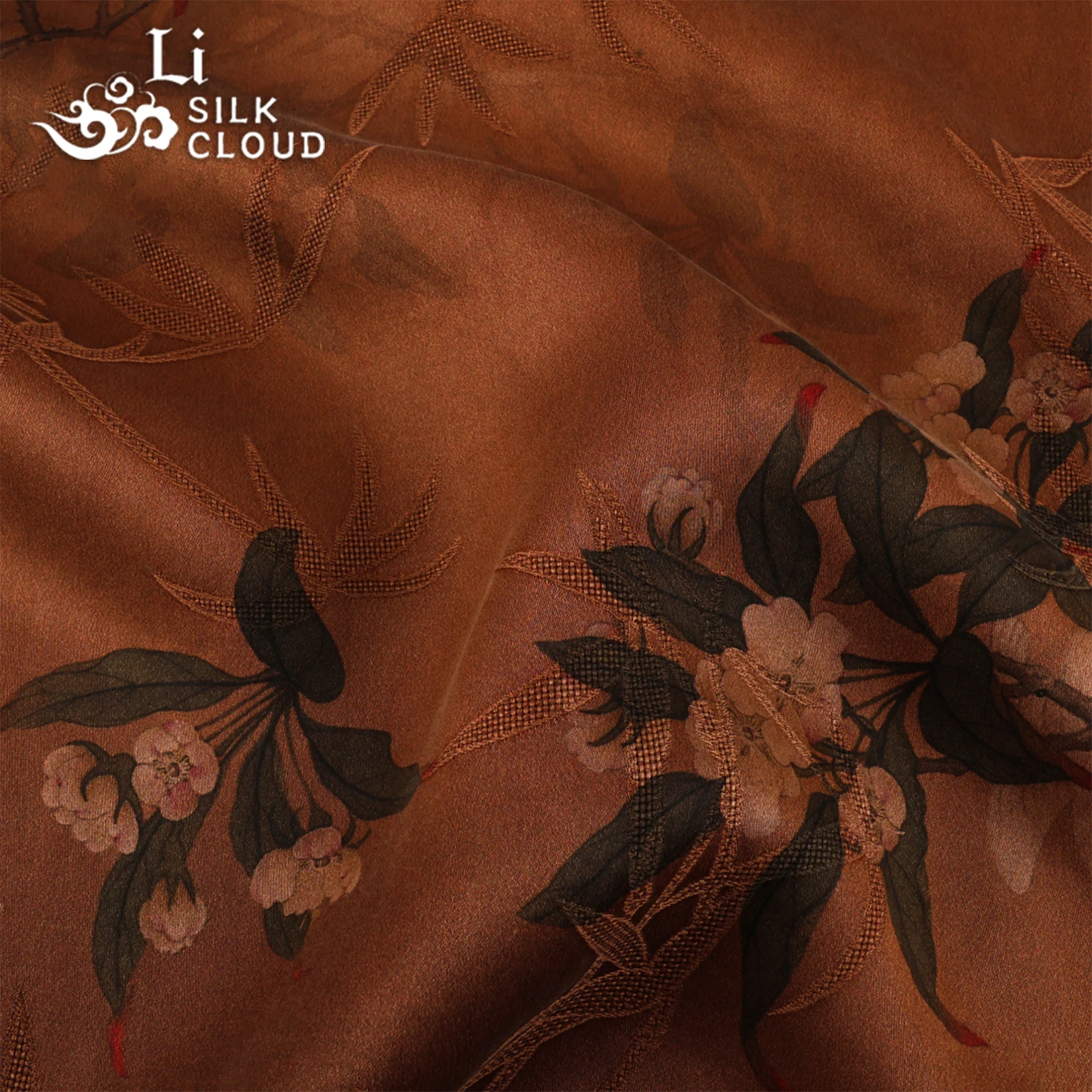 LI SILK CLOUD Robe Xiangyunsha d'automne soyeuse – 100 % soie de mûrier, style traditionnel chinois et confort respectueux de la peau