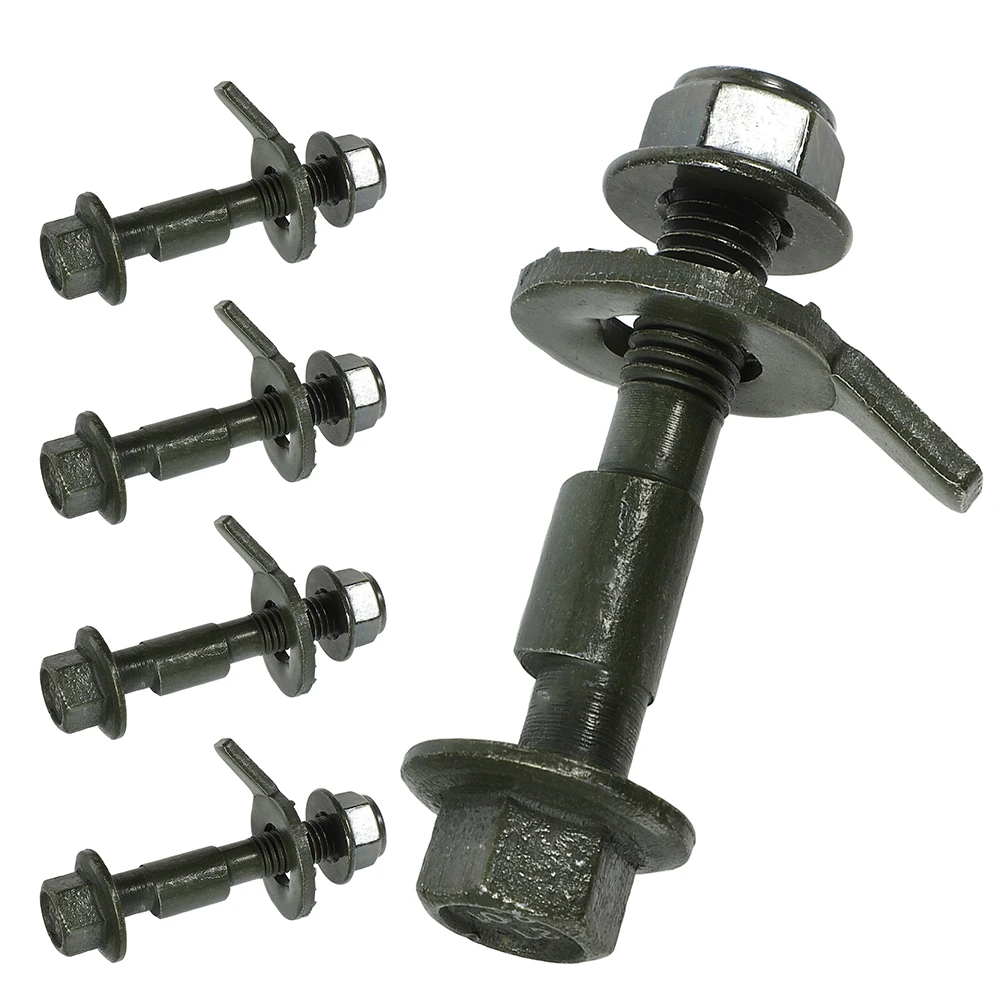 

6Pcs Cam Bolt Durable Camber Adjustment Kit Four Wheel Wheel Alignment 12Mm