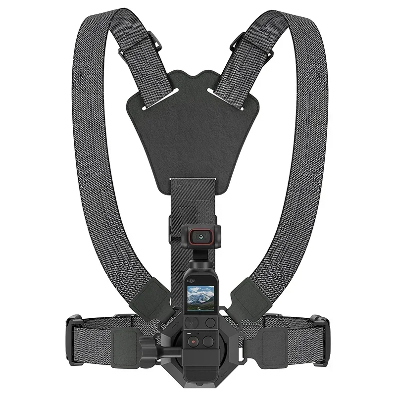 Chest Strap Magnetic Suction Bracket Quick Release Mount Belt for DJI Pocket 3 2/Action 5 Pro 4/Insta360 X3 Sport Camera