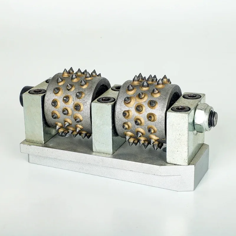 Diamond Bush Hammer Litchi 2/3 Rollers Abrasive Tool for Grinding & Polishing Terrazzo Stone Marble Granite Concrete Floor
