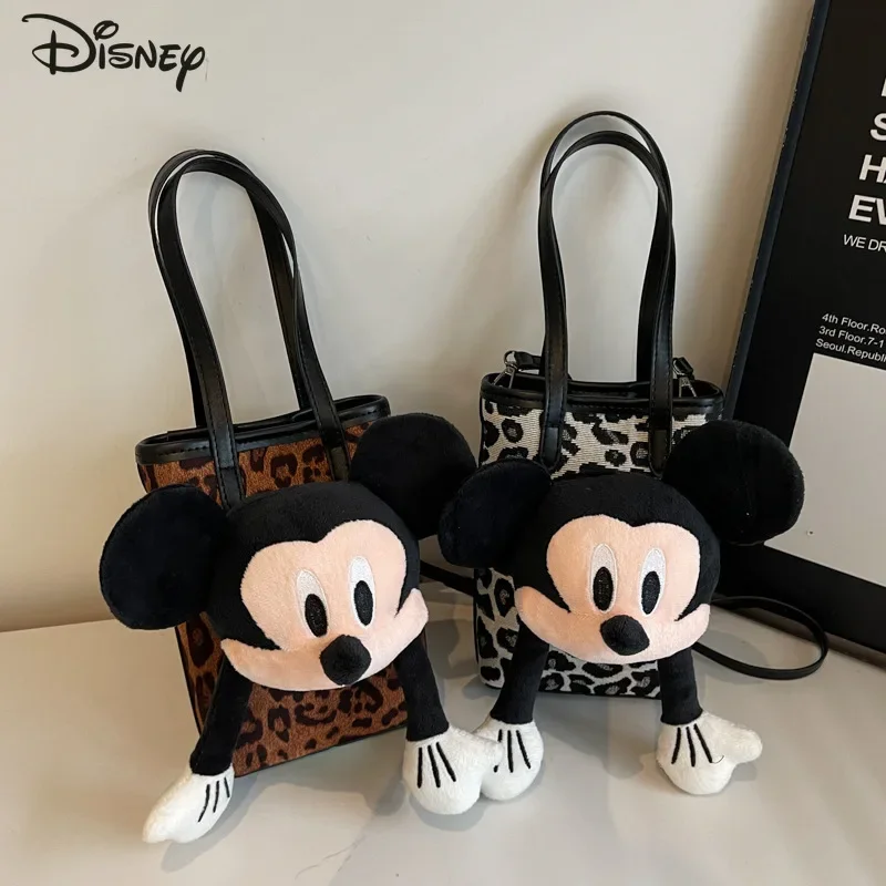 

Disney Mickey 2025 New Women's Phone Bag Fashion High Quality Women's Handbag Cartoon Versatile Girls' Cross Carrying Small Bag