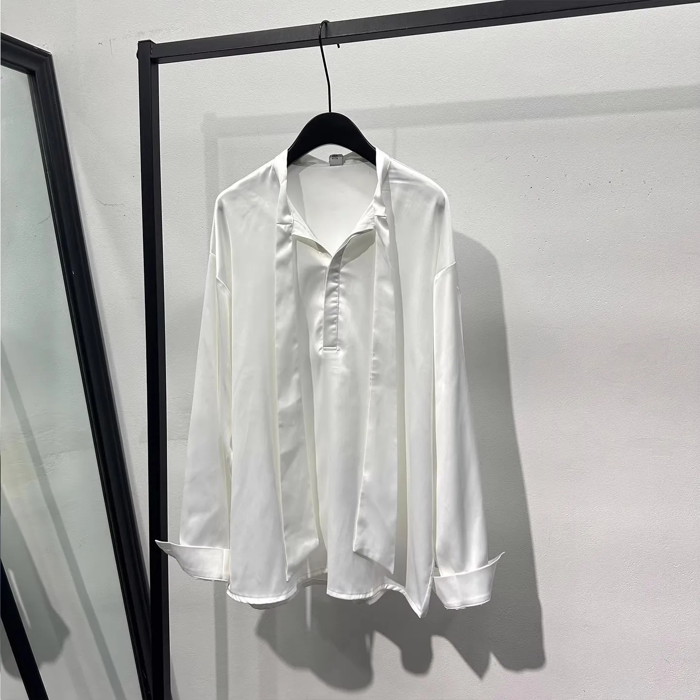 

Men Casual Shirts Gothic Style Men's Clothing Spring Male High Street Autumn Black Shirts