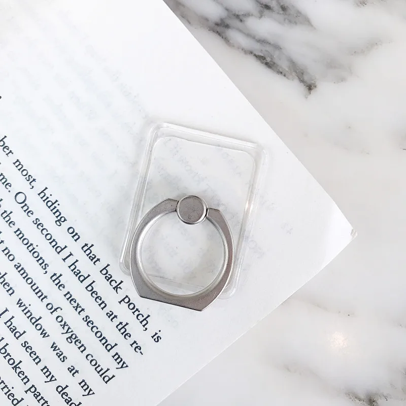 High Quality Clear Universal Phone Ring Holder Socket Smartphone Support Phone Grip Car Phone Holder