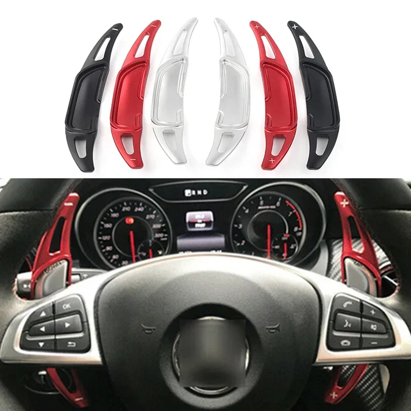 

Для Mercedes Benz AMG GLA45 SL63 A45 C63 E63 S65 CLS6 из алюминиевого сплава, автомобильный рычаг переключения передач 2X