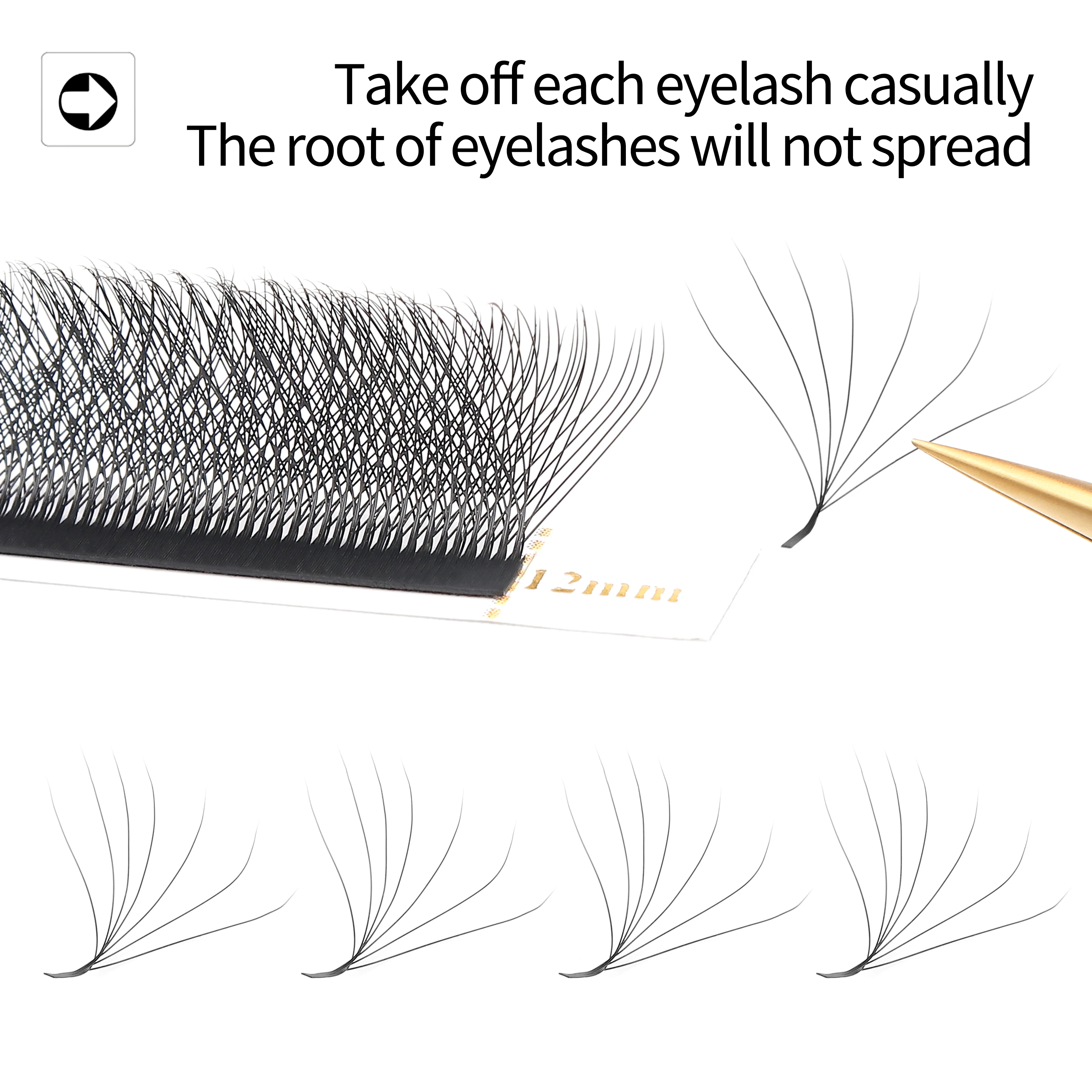 Natural Volume 2D-8D Mink Hair False Eyelashes
