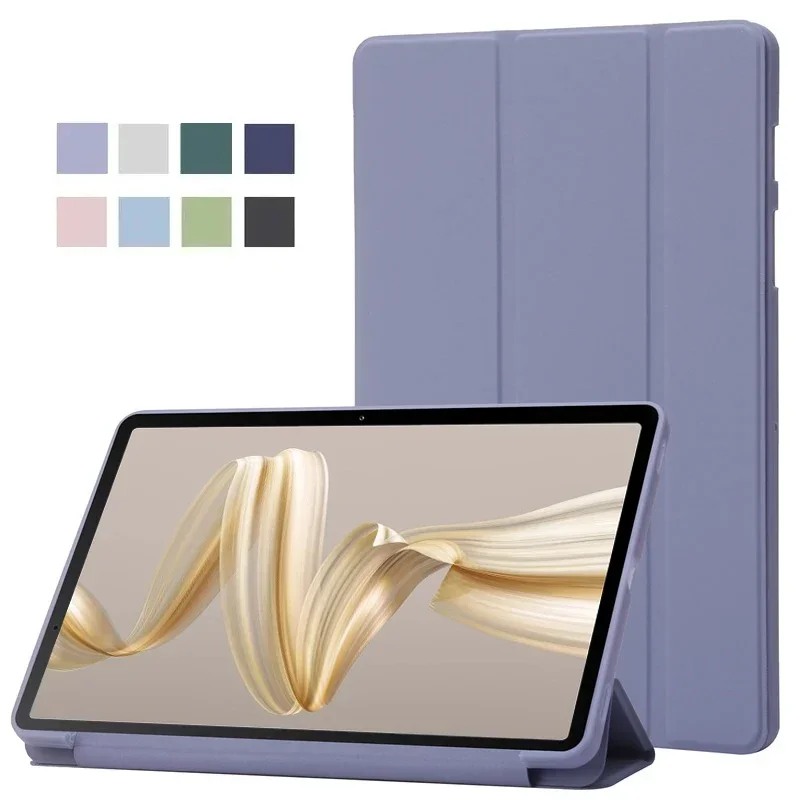 

Роскошный деловой Чехол-книжка тройного сложения для планшета Huawei MatePad Pro 12,2, мягкий чехол-подставка из искусственной кожи для планшета 2024 дюйма