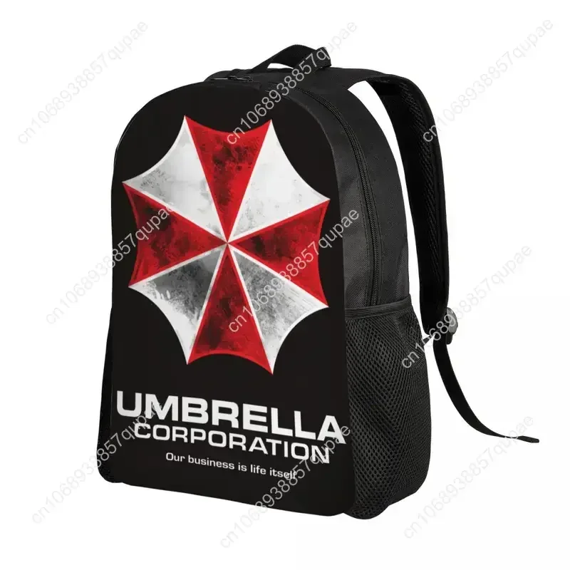 Custom Umbrella Corporation Backpacks for Girls Boys Video Game School College Travel Bags Men Women Bookbag Fits 15 Inch Laptop