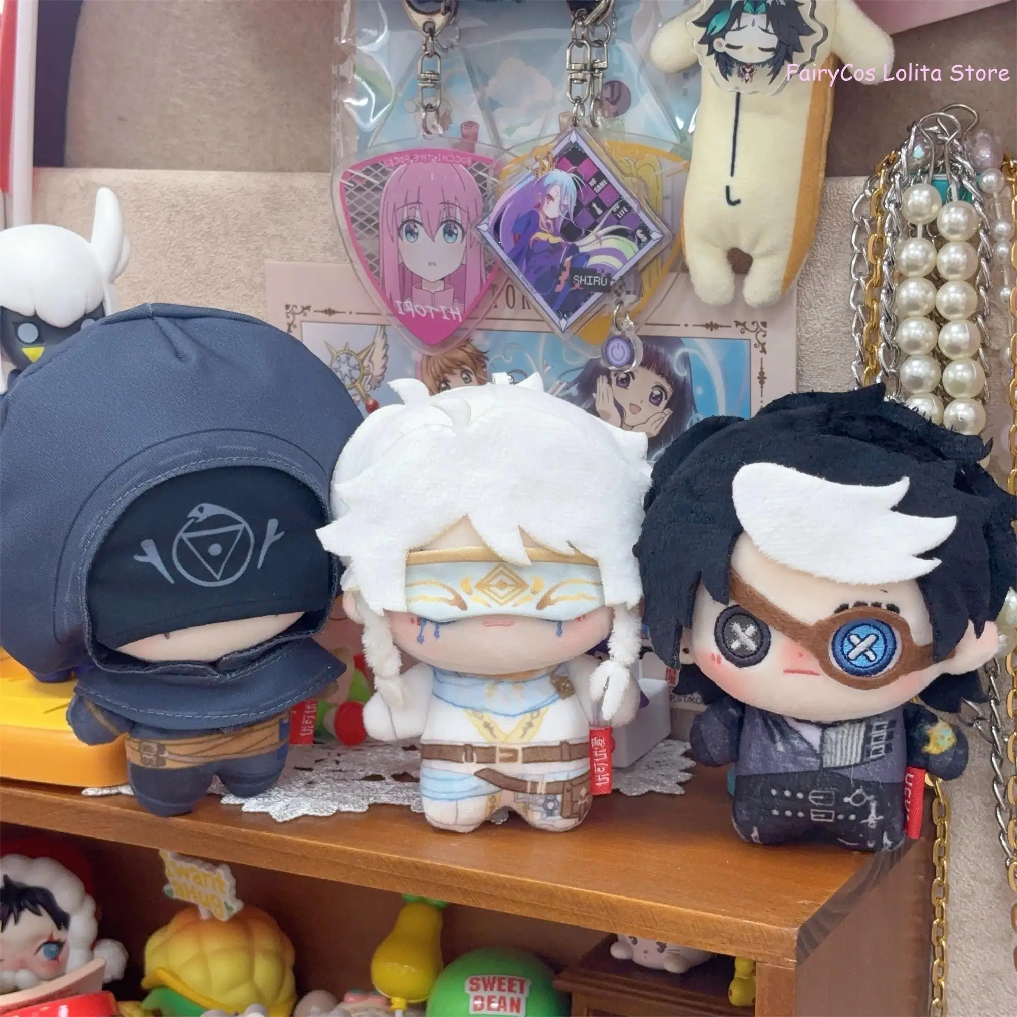 エリ・クラーク・シーア キュート・マウメット ペンダント 帽子付き 10cm ゲームアイデンティティⅤ キーホルダー フィギュア モデル アニメ クリスマス コスプレ ギフト