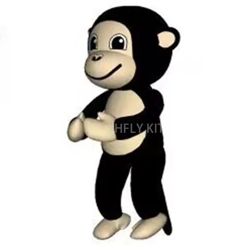 HFLY 신제품 3.5m 박수하는 원숭이 연줄 세탁물 성인용 고품질 립스탑 나일론 부드러운 동물 쇼 연 펜던트