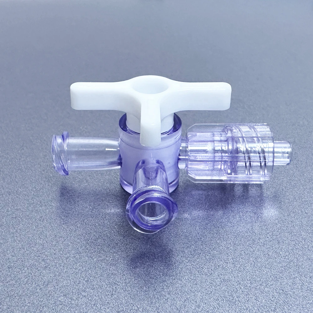 

Healthcare 5PCS Medical Grade Non Sterile Plastic Three Way Stopcock Valve