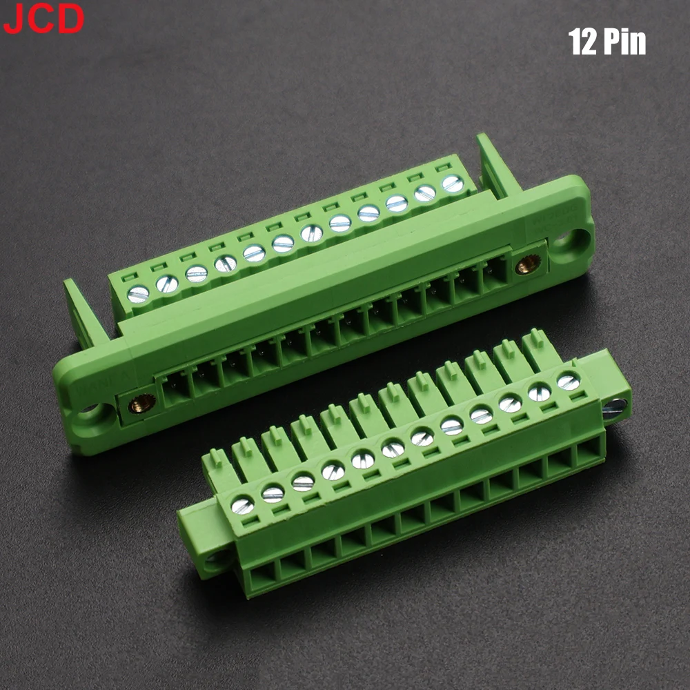 JCD 1Set Steckbarer Klemmenblock-Steckverbinder JM15EDGKM mit 3,81 mm Rastermaß, 2P/3P/4P/5P/6P/8P/9P/10P/12P/16P/24P – Detail 4