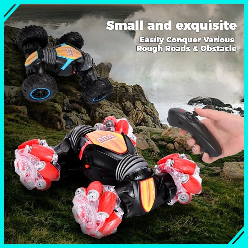 

Радиоуправляемый трюк, поворотный автомобиль, датчик жестов, деформация, мини-автомобиль с дистанционным управлением, красочные светодиодные фонари, игрушка для скалолазания для детей, подарок