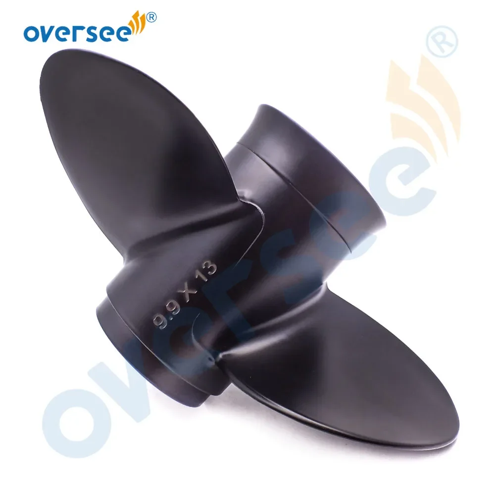 Aluminum Propeller 346-64104-5 For Nissan Tohatsu 25-30 HP Outboards 9.9 X 13 10 tooth spline