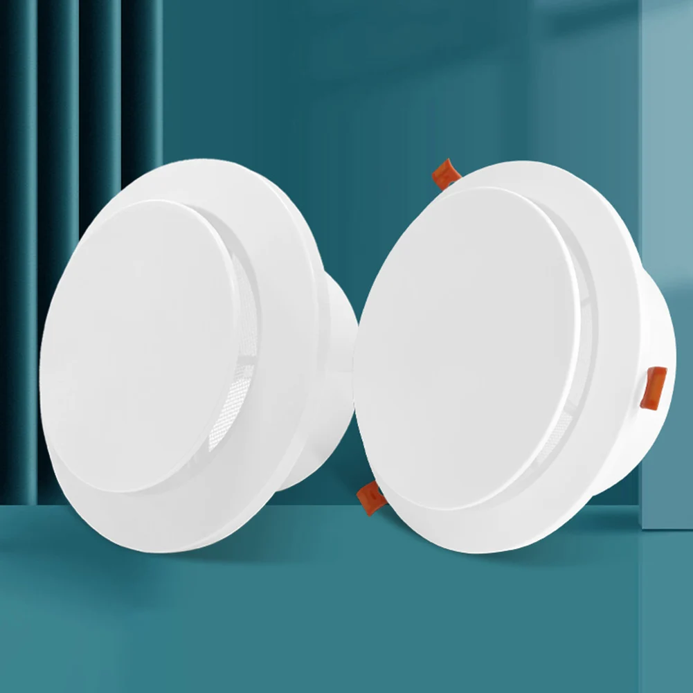 Ceiling Air Diffuser with Adjustable Ventilation Panel and Lock Clip for Secure Installation in Drywall Wood or Drop Ceilings