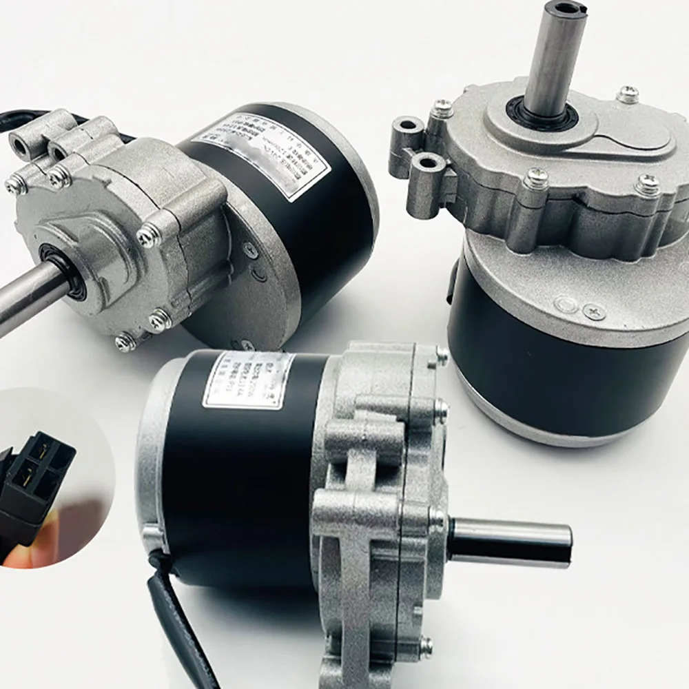 Permanent Magnet Brushed DC Motor, 1016Z 250W 24V 75Rpm 44mm Shaft, 17Mm Shaft Diameter , Used for Wheel Chair