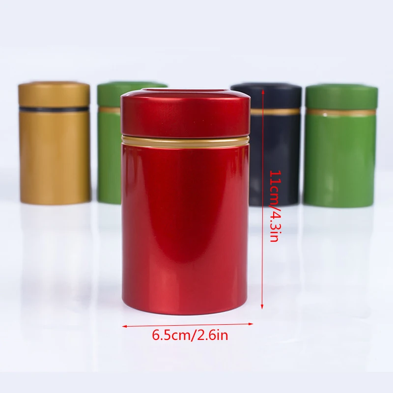 Portable Metal Tea Can 50g Tinplate Tea Storage  Tea Tin Containers for Loose Dry Tea Leaves