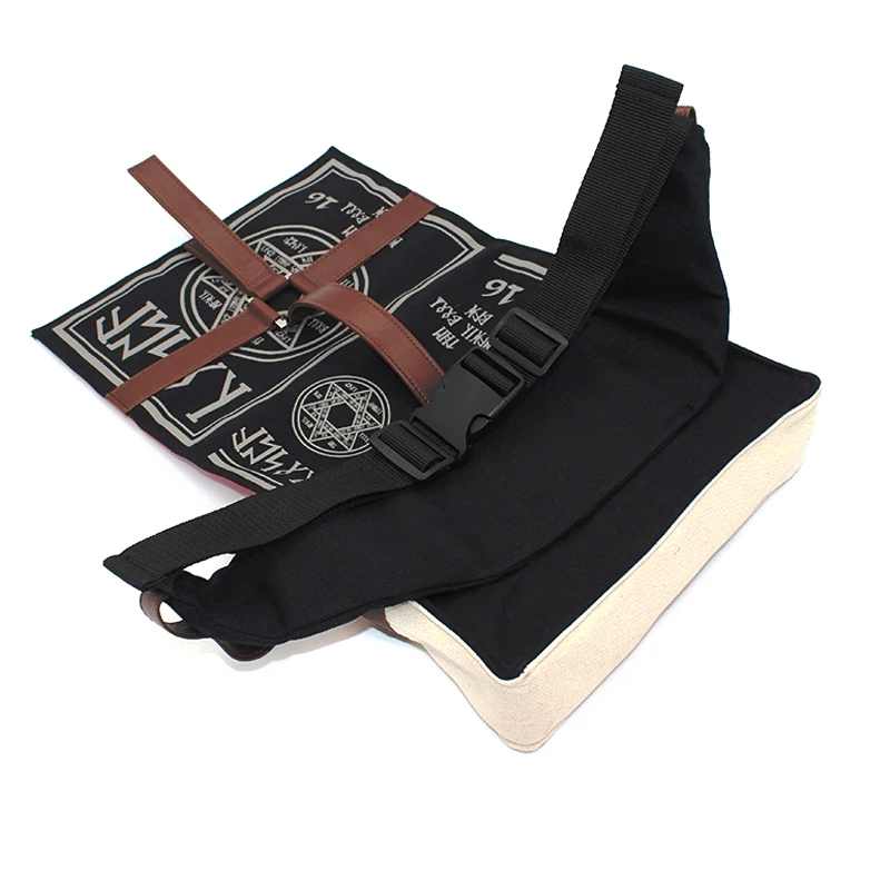 Gothic Magical Spell Book Messenger Crossbody Bag Cosplay Adjustable For Students 2023 New Retro Shoulder Bags Libro De Hechizos