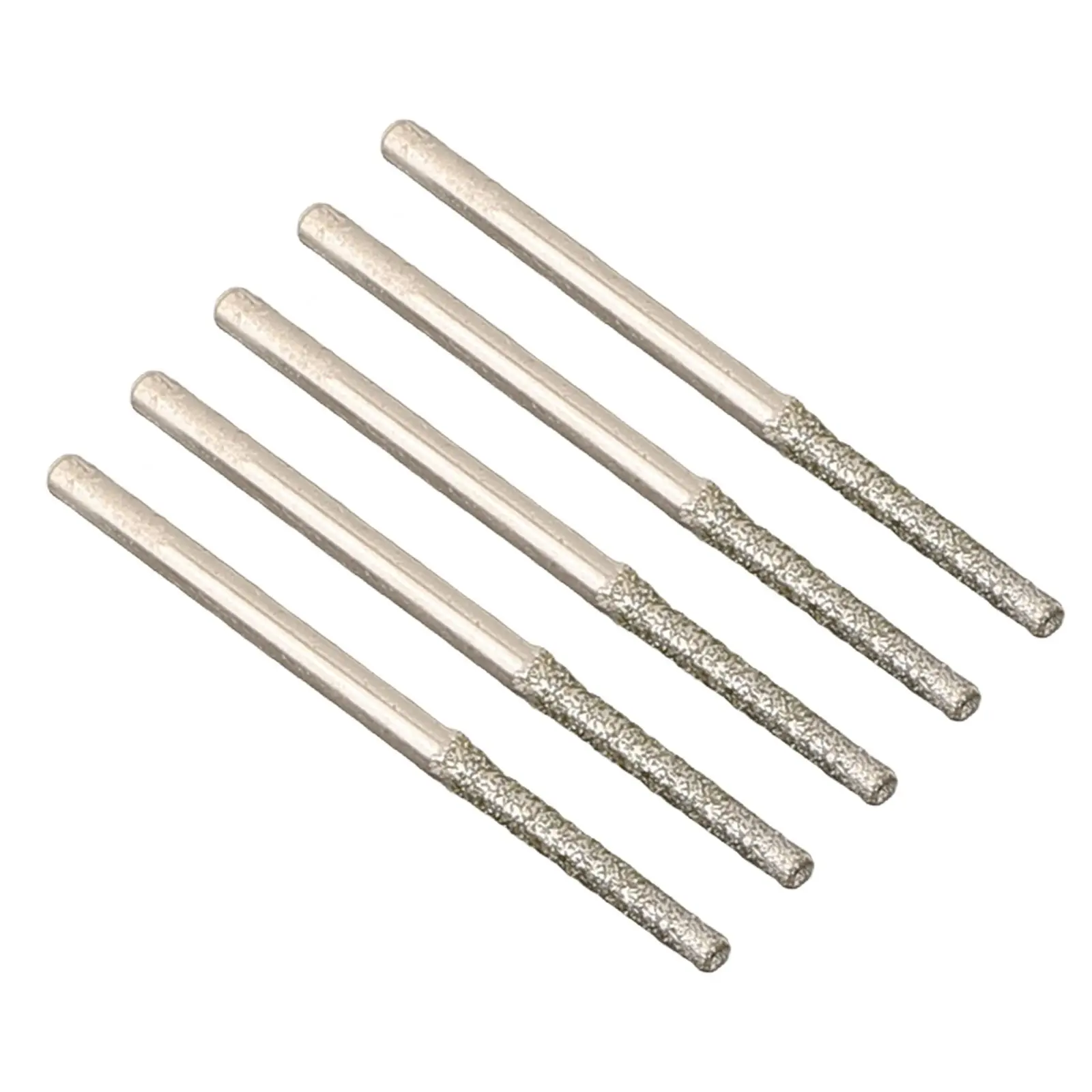 

5pcs/set 0.8-2.5mm Diamond Coated Drill Bits For Jade Jewelry Fiber Glass Porcelain Tile Drilling Tool