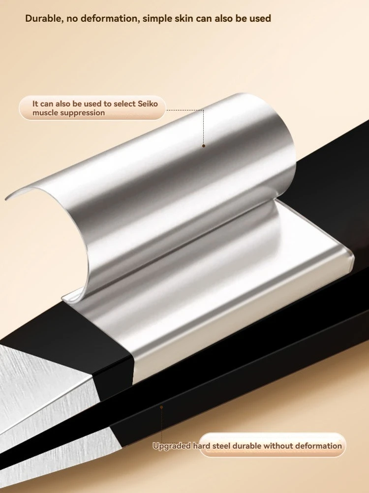 ステンレス鋼精密ピンセットまつげカーラーコンタクトレンズピンセットひげトリミング眉毛とひげ抜き美容ツール