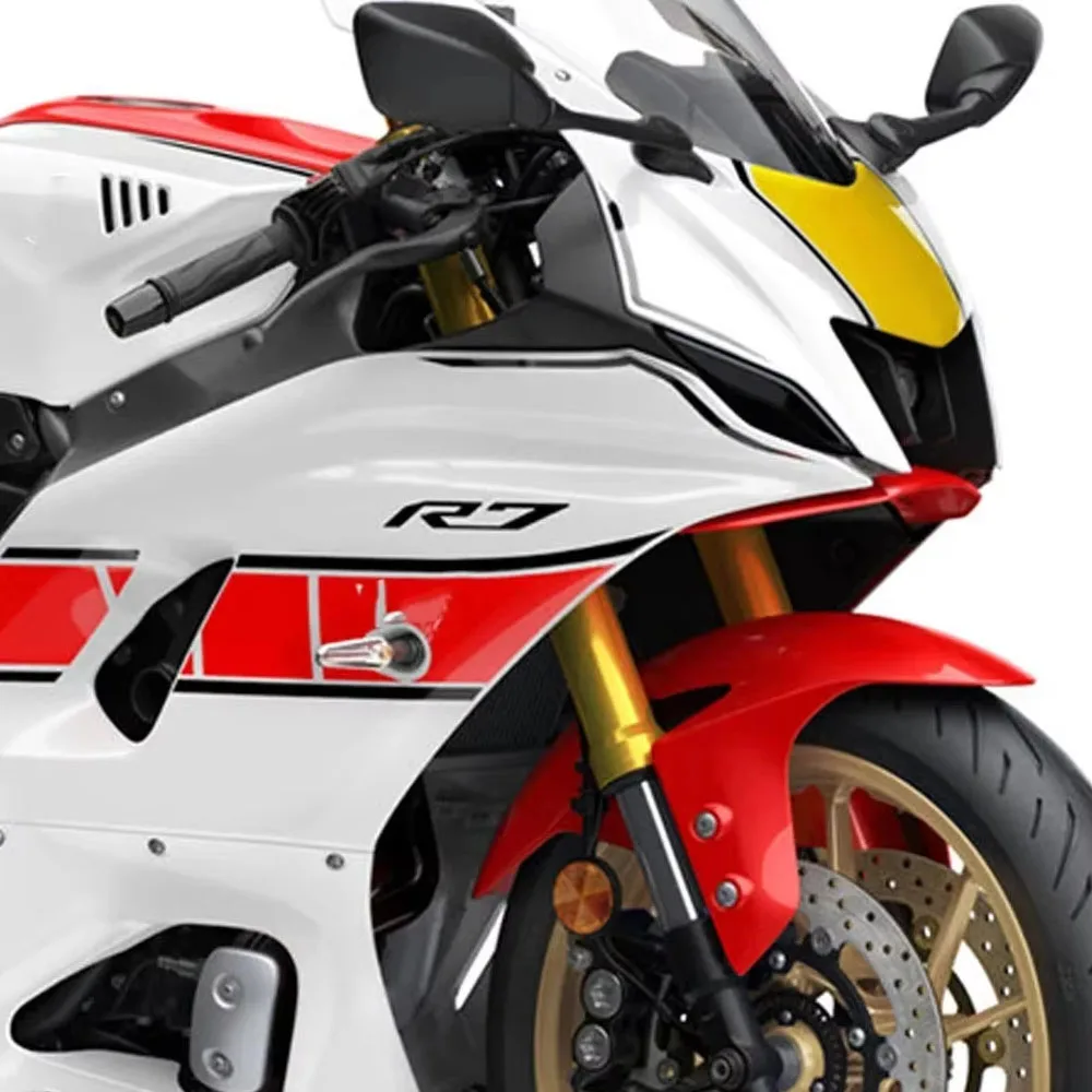 Motorcycle Mudguard For Yamaha YZF-R7 R7 YZFR7 2021-2023  ABS Carbon Fiber Pattern Front Fender Splash Guard