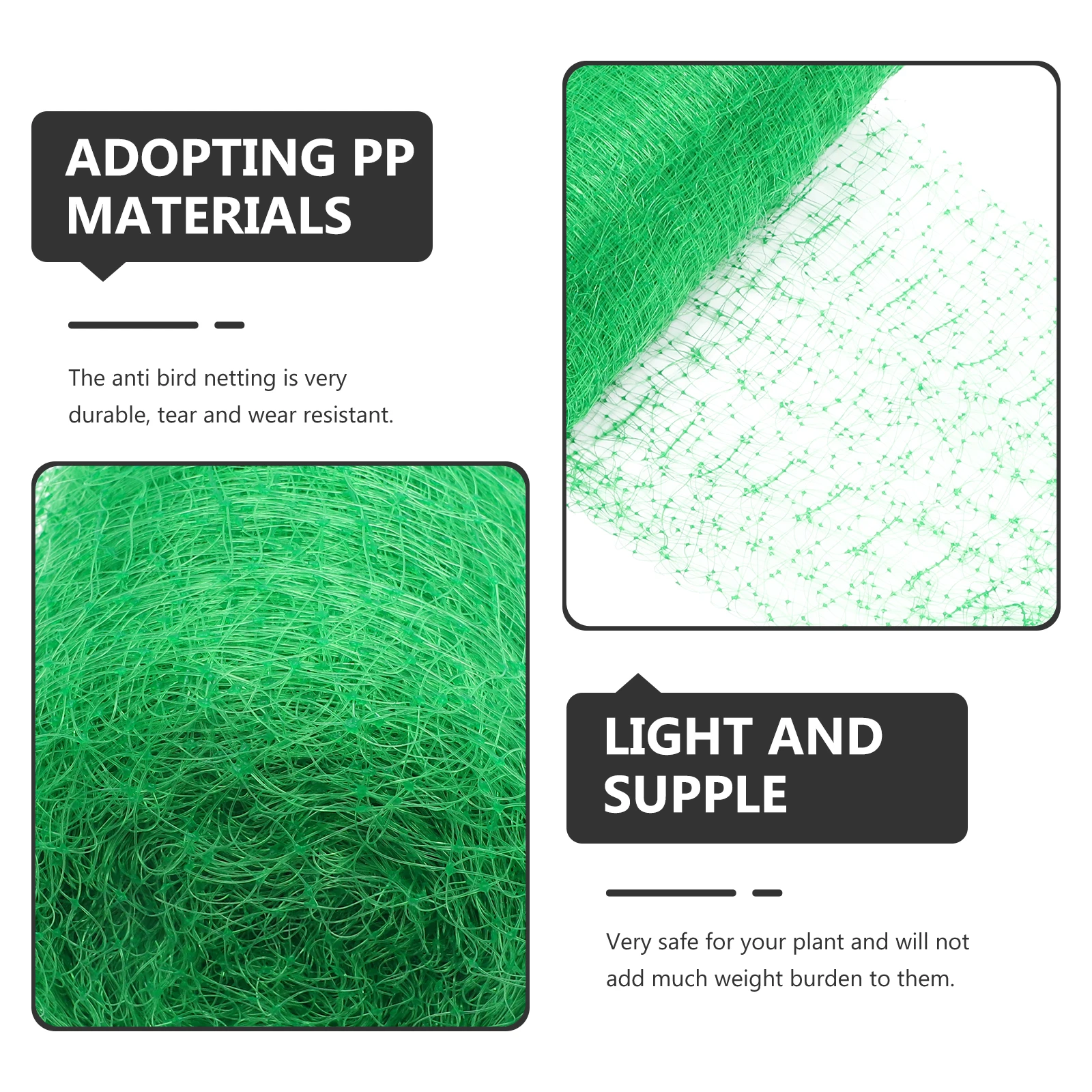 

Garden Bird Netting PP Shade Cloth Vegetable Protection Cover Mesh Anti Insect Deer Barrier Trellis Plant Screen Lightweight